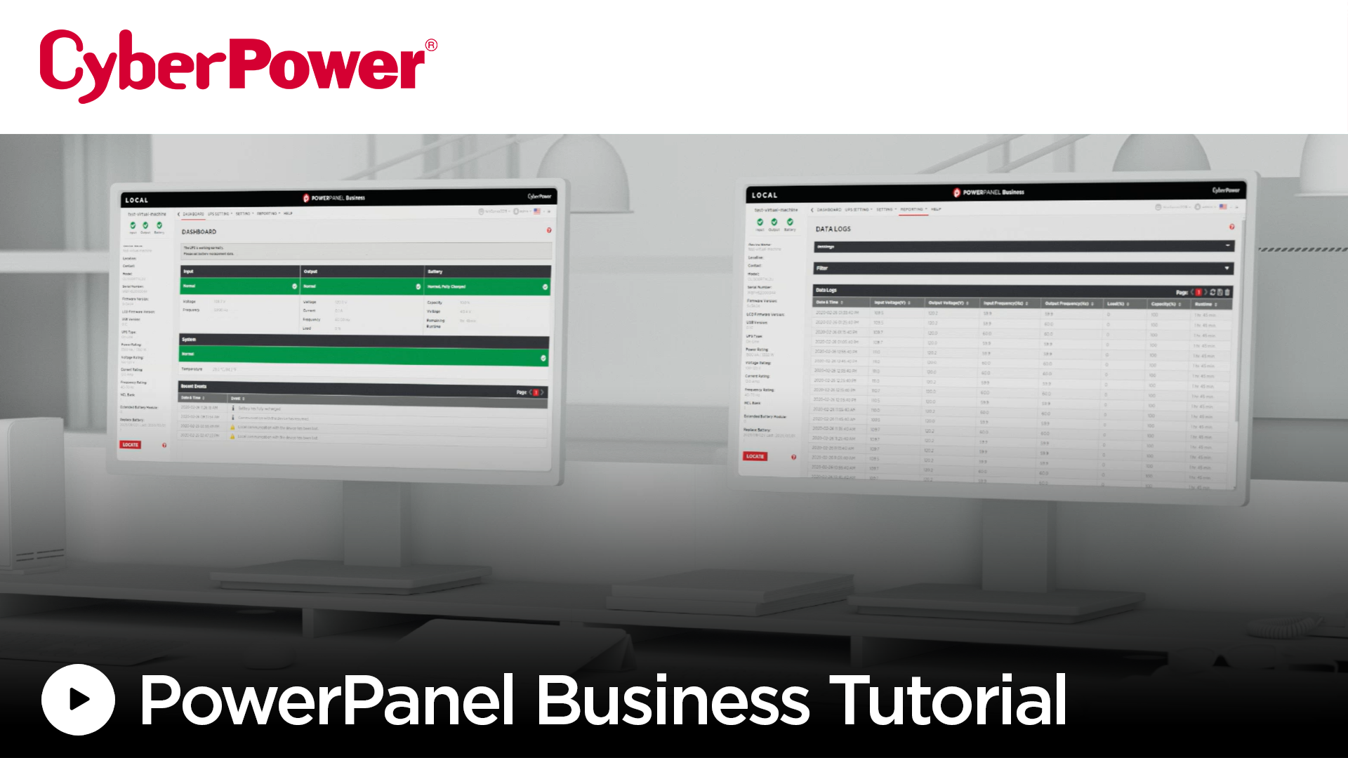 PowerPanel® Business Installation VMWare Tutorial Software Tutorial